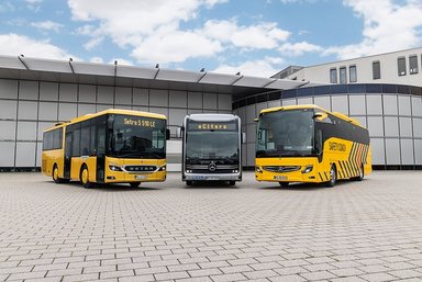 Setra S510 LE, Mercedes-Benz eCitaro, Mercedes-Benz Tourismo Safety Coach