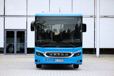 Setra S 515 LE test vehicle