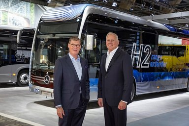 Daimler Buses at busworld 2023 in Brussels