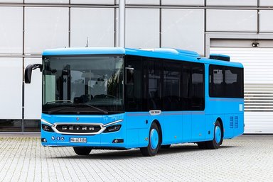 Setra S 515 LE test vehicle