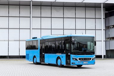 Setra S 515 LE test vehicle