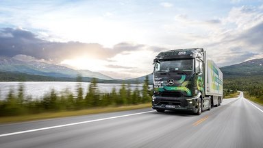 Elektrische Europatour: eActros 600 Test-Trucks erreichen nördlichstes Etappenziel 