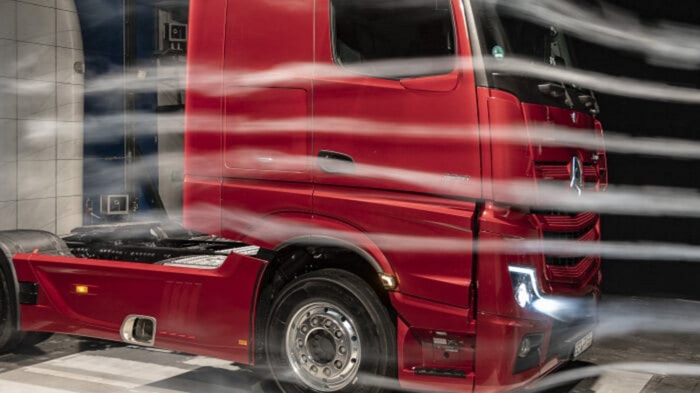 Sparsam dank Aerodynamik: Der neue Actros ist auf Effizienz getrimmt