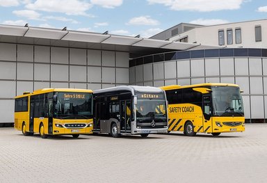 Setra S510 LE, Mercedes-Benz eCitaro, Mercedes-Benz Tourismo Safety Coach