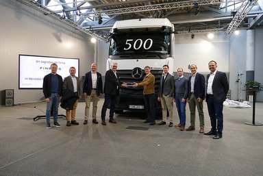 500 Mercedes-Benz Actros für die Finéjas Group - Abschluss einer der größten Aufträge für Mercedes-Benz Trucks im Jahr 2024