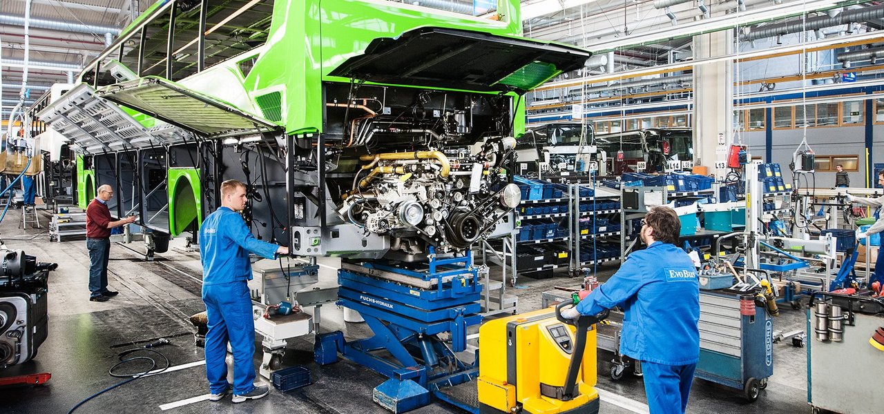 EvoBus Produktion Werk Neu-Ulm
