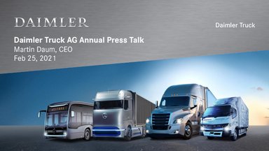 Daimler Truck AG Annual Press Talk