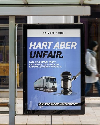 SCHAFFE, SCHAFFE, SÄULE BAUE – Daimler Truck startet Onlinekampagne mit politischen Forderungen