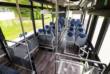 Setra S 515 LE test vehicle