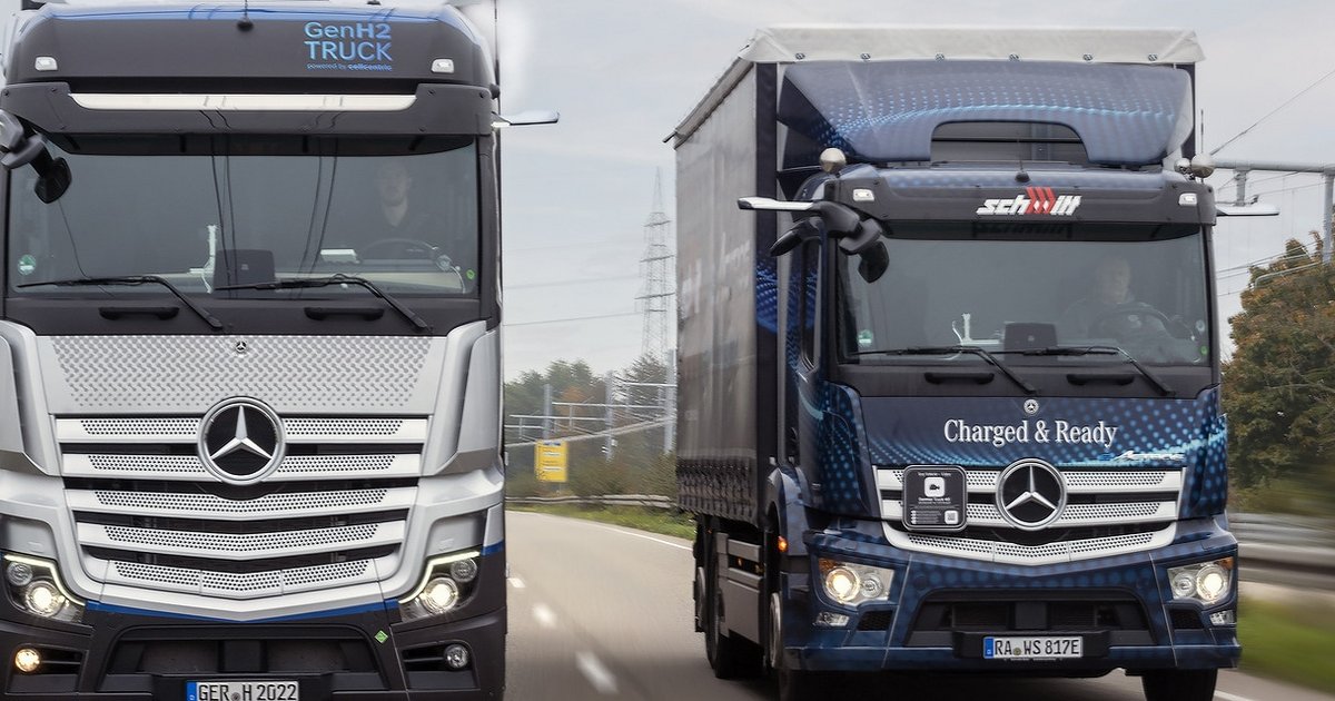 Discussion Battery-electric Vs. Hydrogen: Daimler Truck Consistently ...