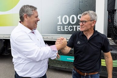 More than 15,000 kilometers traveled all-electric:  Mercedes-Benz eActros 600 testing tour throughout Europe completed successfully