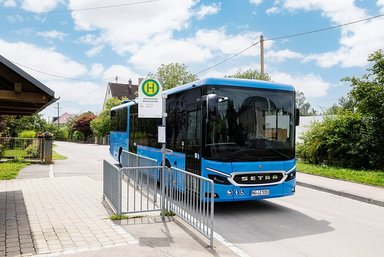 Setra S 515 LE test vehicle