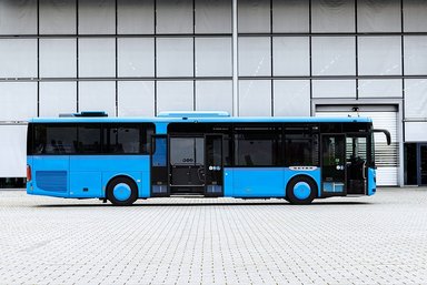 Setra S 515 LE test vehicle