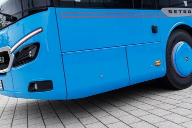 Setra S 515 LE test vehicle