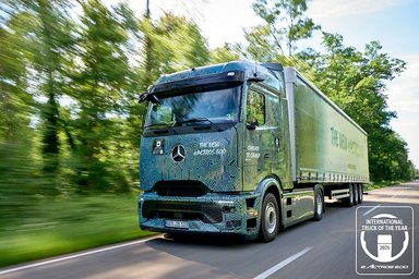 Mercedes-Benz eActros 600 is “International Truck of the Year 2025”