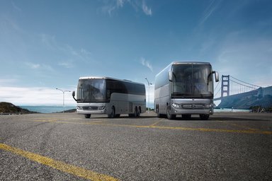World premiere of the Mercedes-Benz Tourrider -  the tailor-made motorcoach for North America