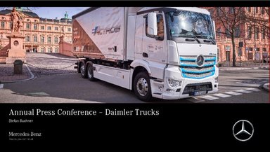 Daimler Trucks Annual Press Conference – Stefan Buchner
