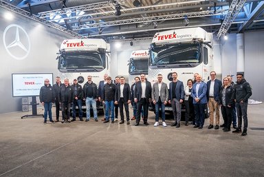 Tevex Logistics modernisiert seinen Fuhrpark mit 150 neuen Mercedes-Benz Actros L für mehr Effizienz und Sicherheit