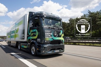 Mercedes-Benz eActros 600 ist “International Truck of the Year 2025"