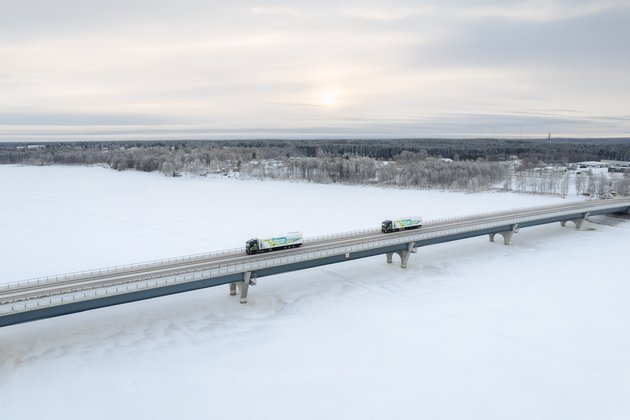 eACTROS 600 EUROPEAN TOUR IN SNOW & ICE: 