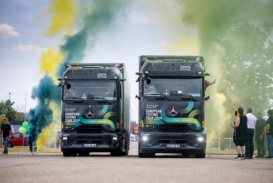 More than 15,000 kilometers traveled all-electric:  Mercedes-Benz eActros 600 testing tour throughout Europe completed successfully