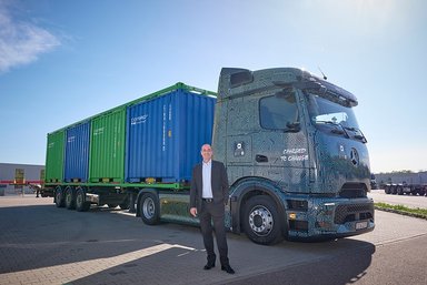 Startschuss für die eActros 600 Kundenerprobung – Contargo und Remondis übernehmen erste E-Lkw