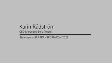 Statements - IAA Transportation 2022 - Karin Rådström