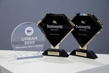 Three awards for Daimler Buses at the "Busworld Europe" show