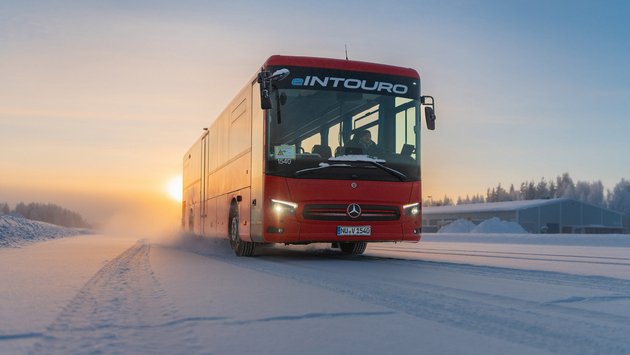 The new eIntouro successfully defies cold, ice and snow: