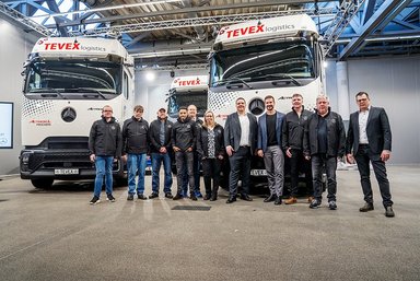 Tevex Logistics modernisiert seinen Fuhrpark mit 150 neuen Mercedes-Benz Actros L für mehr Effizienz und Sicherheit