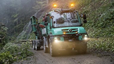 Mercedes-Benz Special Trucks in Wald und Forst: Mercedes-Benz Unimog erstmals auf der Interforst 2018