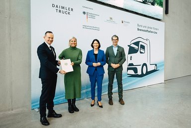 Daimler Truck erhält von Bund und Ländern Förderung für Brennstoffzellen-Lkw