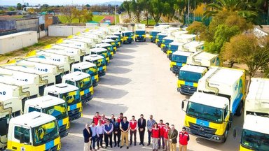 The Best for the rests: Mercedes-Benz delivers 115 garbage trucks to Chile