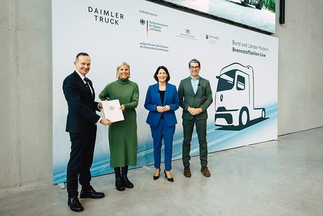 Daimler Truck erhält von Bund und Ländern Förderung für Brennstoffzellen-Lkw