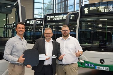 Lyst Reisen continues to rely on the successful Citaro city bus from Mercedes Benz