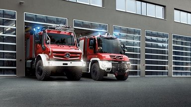 Robust and ready for operation: Mercedes-Benz Special Trucks presents Unimog and Atego at FIREmobil