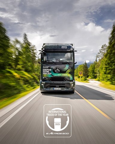 Mercedes-Benz eActros 600 ist “International Truck of the Year 2025"