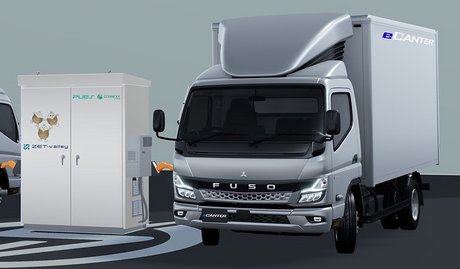 Daimler Truck subsidiary FUSO demonstrates recycling of eCanter batteries in energy storage systems