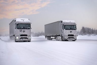 Mercedes-Benz Trucks successfully completes final winter trials in Finland of the eActros 600 prior to start of series production