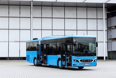 Setra S 515 LE test vehicle