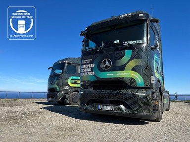 Mercedes-Benz eActros 600 ist “International Truck of the Year 2025"