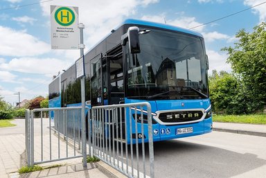 Setra S 515 LE test vehicle