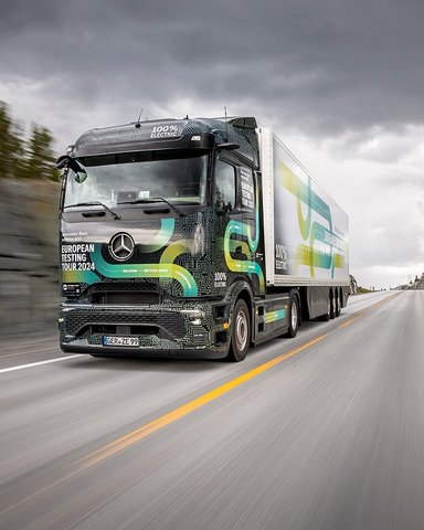 Electric European tour: eActros 600 test trucks complete the northernmost leg of the journey