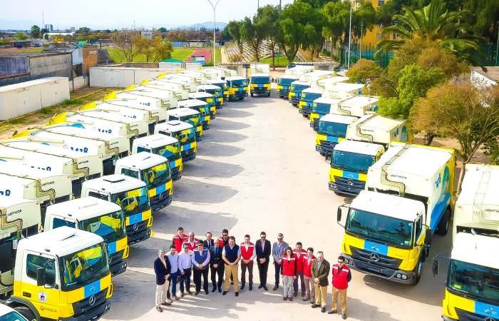 The Best for the rests: Mercedes-Benz delivers 115 garbage trucks to Chile