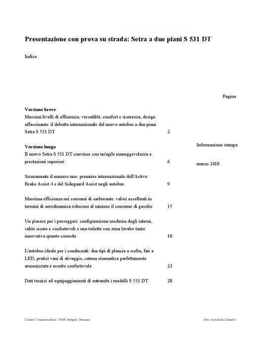 ITALIAN: Presentazione con prova su strada: Setra a due piani S 531 DT