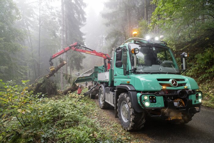 Mercedes-Benz Special Trucks in Wald und Forst: Mercedes-Benz Unimog erstmals auf der Interforst 2018