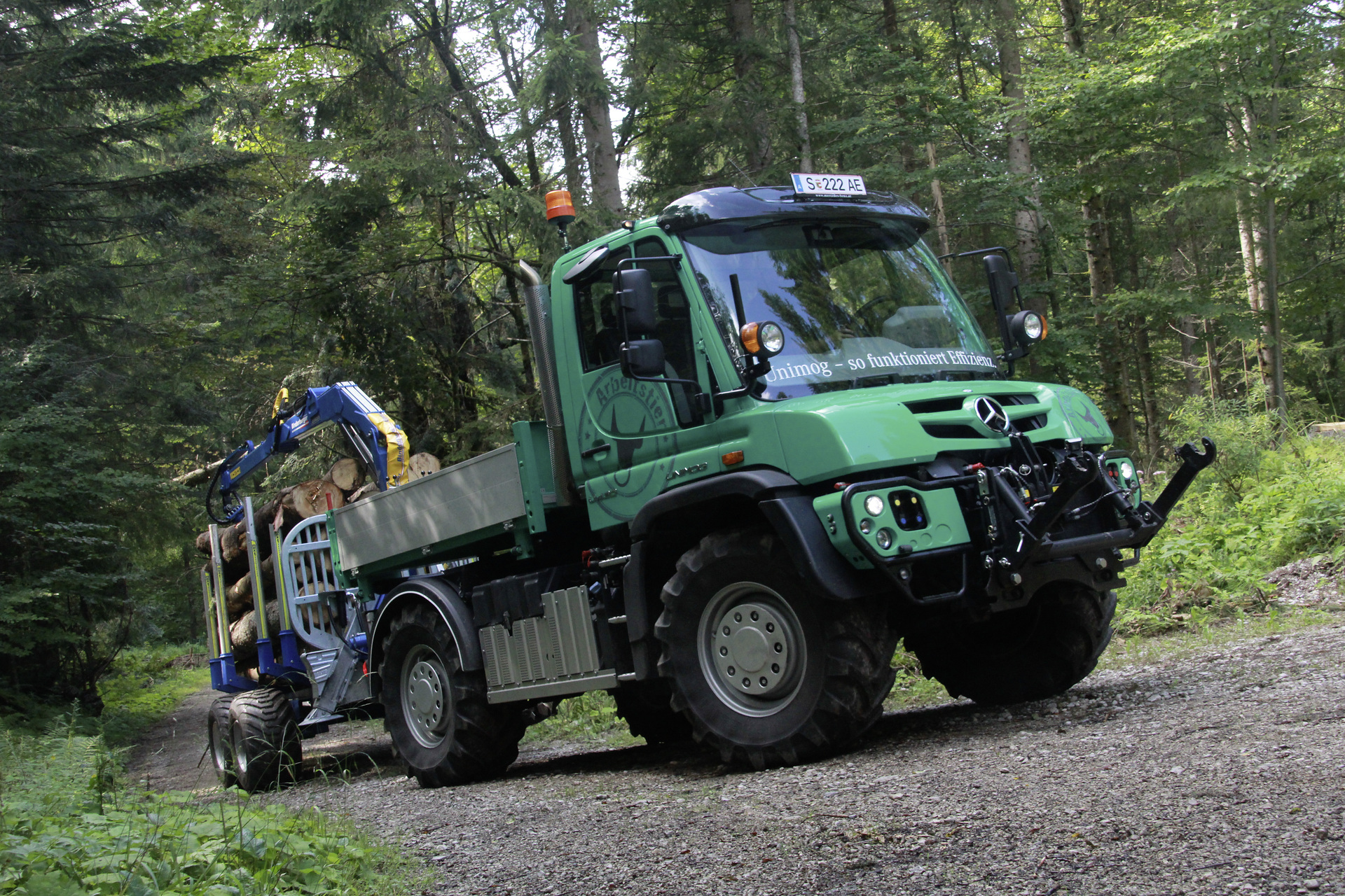 Mercedes-Benz Special Trucks in Wald und Forst: Mercedes-Benz Unimog erstmals auf der Interforst 2018