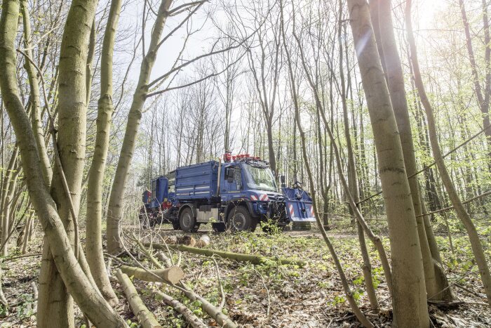 Mercedes-Benz Special Trucks in Wald und Forst: Mercedes-Benz Unimog erstmals auf der Interforst 2018