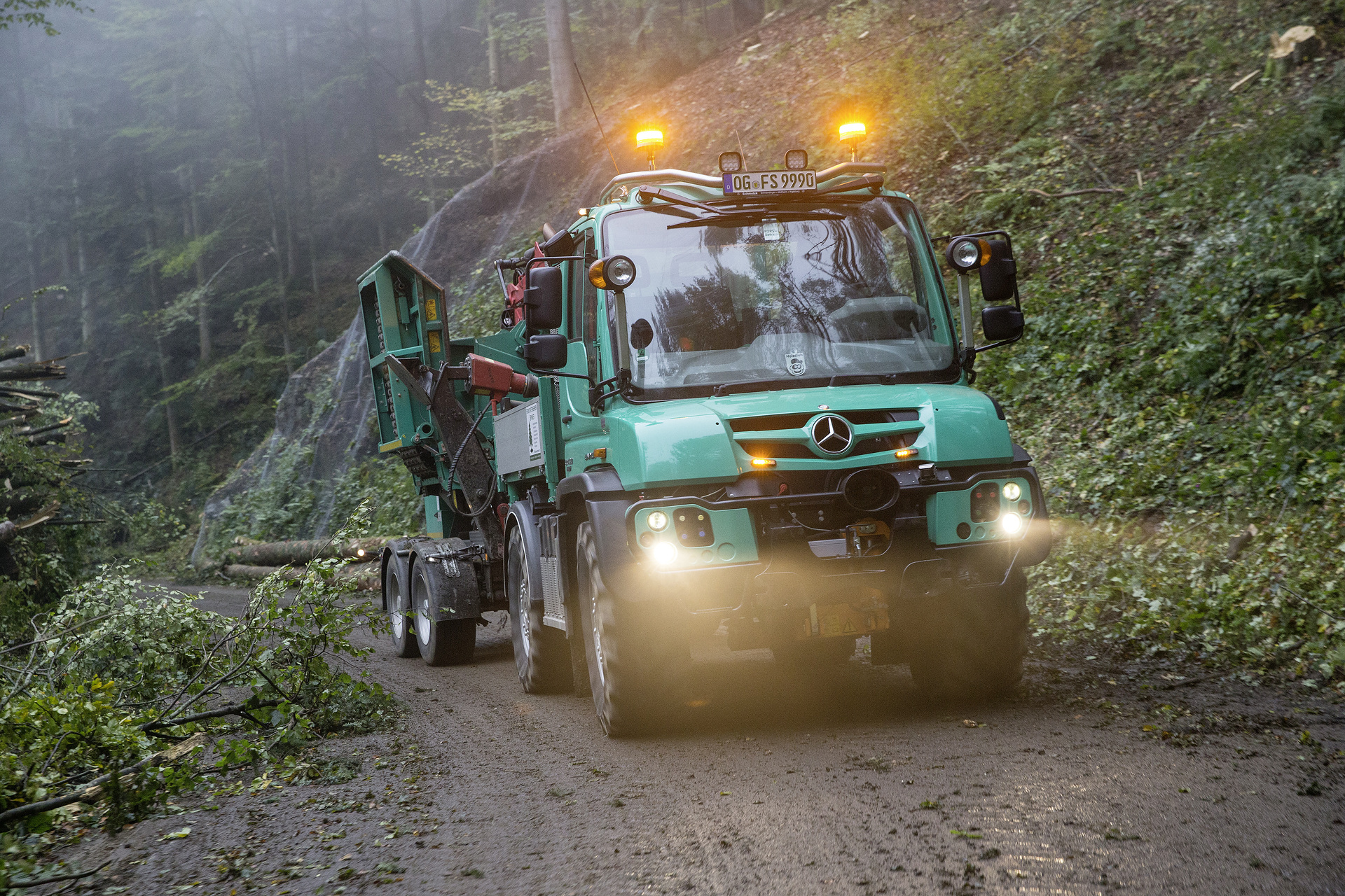 Mercedes-Benz Special Trucks in Wald und Forst: Mercedes-Benz Unimog erstmals auf der Interforst 2018