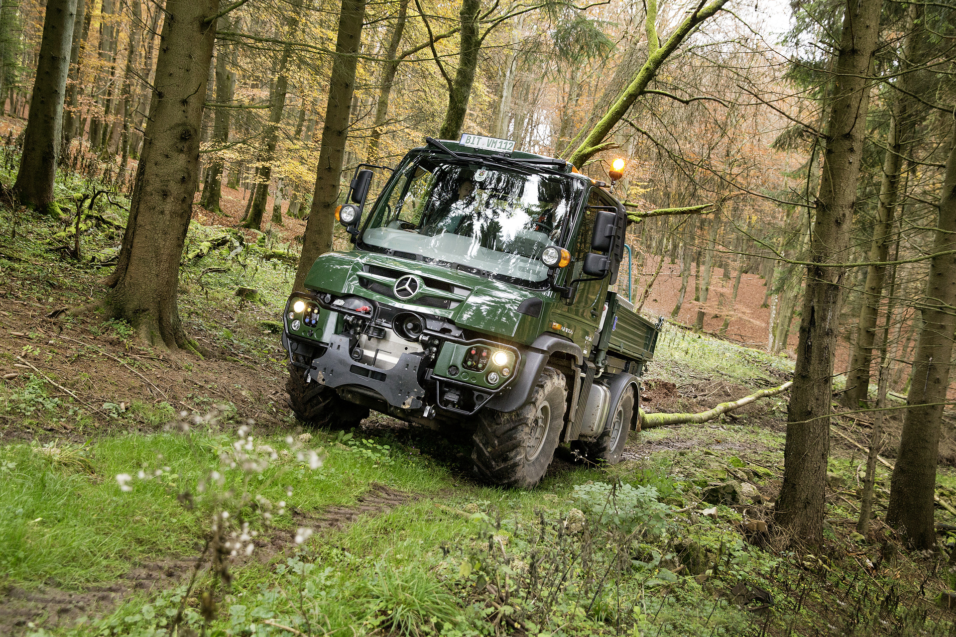 Mercedes-Benz Special Trucks in Wald und Forst: Mercedes-Benz Unimog erstmals auf der Interforst 2018